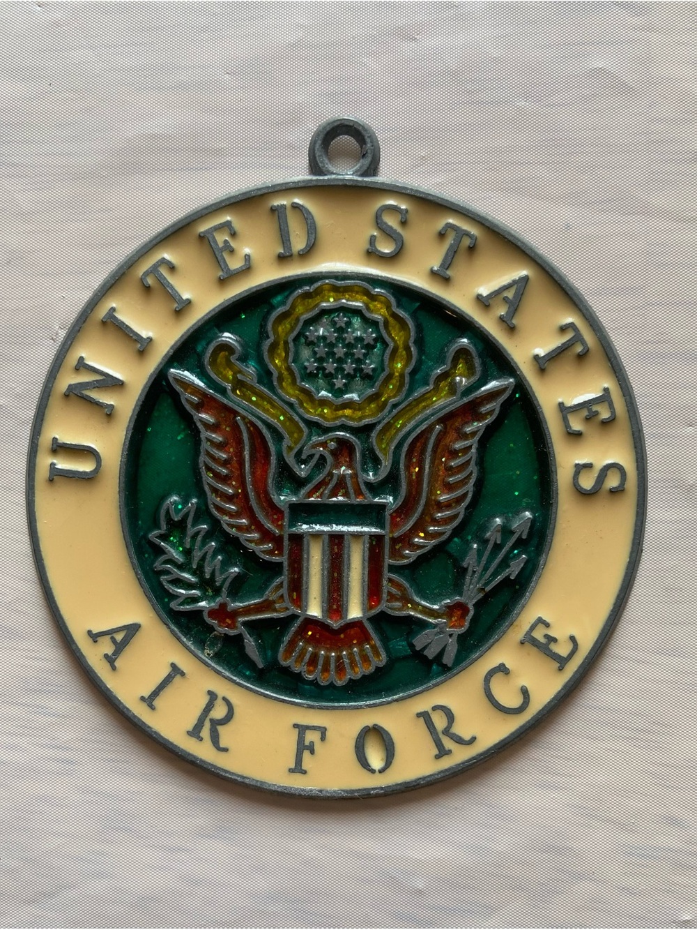 United States Air Force Stained Glass Sun Catcher Ornament Window Pendant